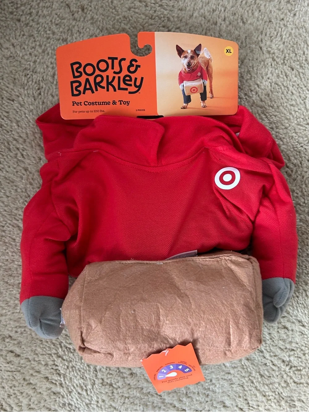 Boots & Barkley Target Pet Costume with Plush Accessory